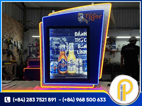 Lighted poster